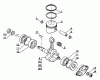 Echo SRM-302ADX - String Trimmer Ersatzteile Bearings, Crankshaft, Piston