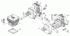 Echo SRM-302ADX - String Trimmer Ersatzteile Cylinder