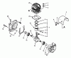 Echo PB-400E - Back Pack Blower, Type 1E S/N 001001 & Up Ersatzteile Engine, Crankcase (06/96)