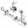 Echo SRM-3100 - String Trimmer (Type 2E) Ersatzteile Engine, Fan Housing
