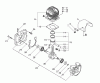 Echo PB-400E - Back Pack Blower, Type 2E S/N 509501 - 999999 Ersatzteile Crankcase, Cylinder, Piston