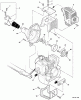 Echo SRM-310U - String Trimmer/Brush Cutter, S/N:03001001 - 03999999 Ersatzteile Engine Cover, Fan Case, Clutch