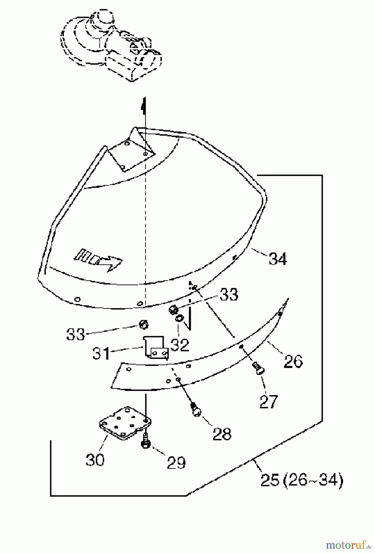 Echo Trimmer, Faden / Bürste SRM-360SL - Echo String Trimmer, S/N: S00836001001 - S00836999999 Shield(Drive Shaft Sr/Nr 003679 and before)