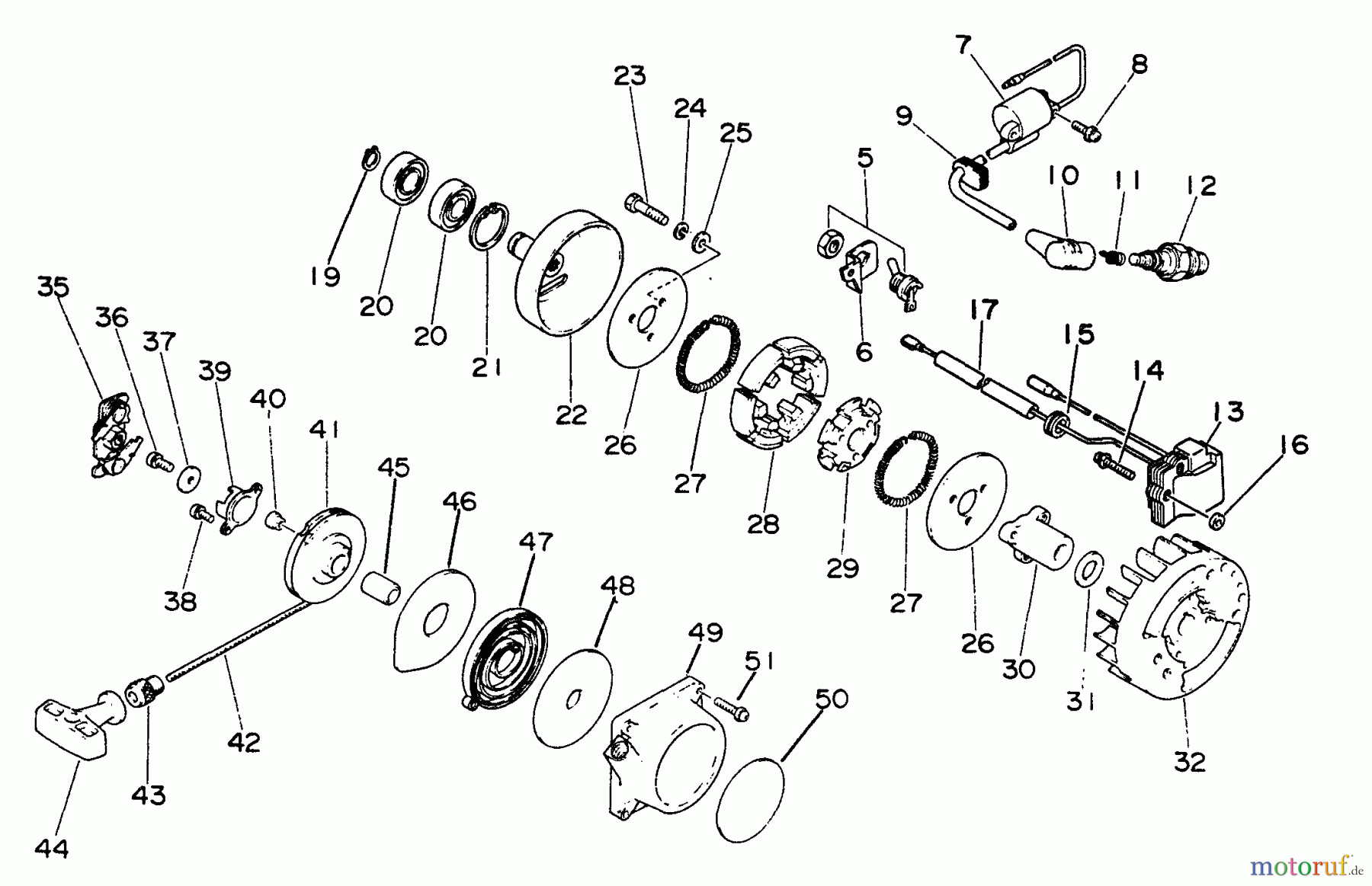  Echo Trimmer, Faden / Bürste SRM-400AE - Echo String Trimmer Clutch, Ignition, Starter