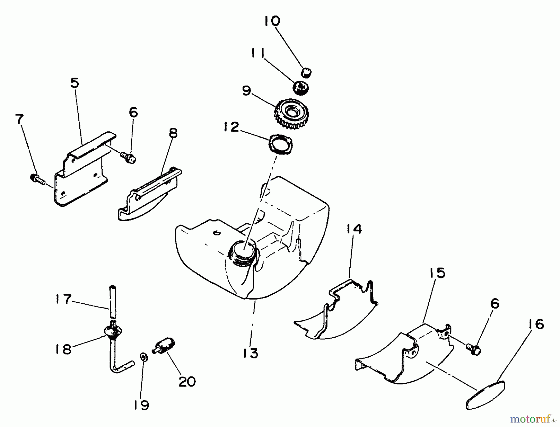  Echo Trimmer, Faden / Bürste SRM-400BE - Echo String Trimmer Fuel System