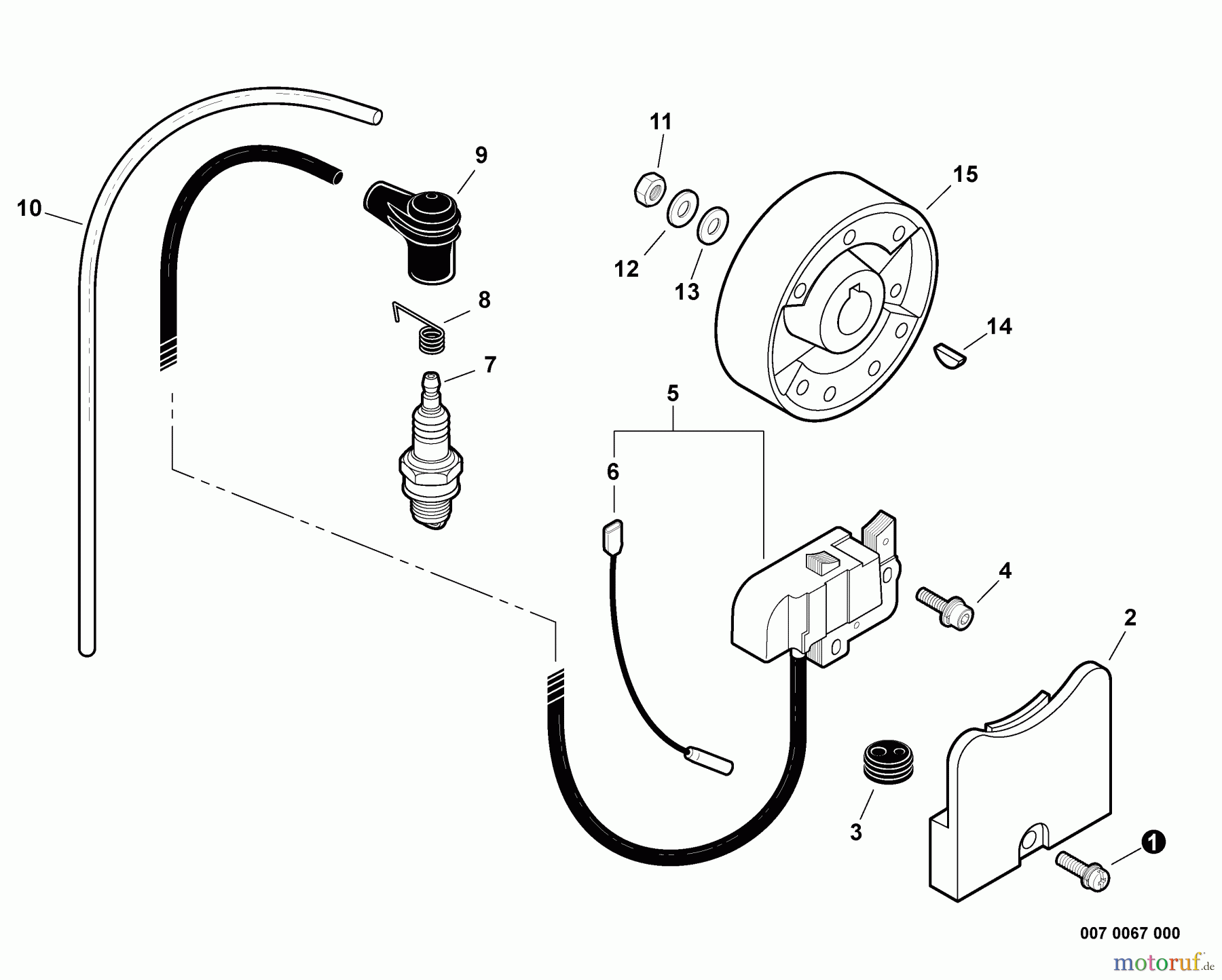 Echo Bläser / Sauger / Häcksler / Mulchgeräte PB-403 - Echo Back Pack Blower, S/N: 03001001 - 03999999 Ignition S/N: 03001001 - 03014700
