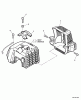 Echo SRM-400 - String Trimmer, S/N:03001001 - 03999999 Ersatzteile Engine Cover, Exhaust Cover