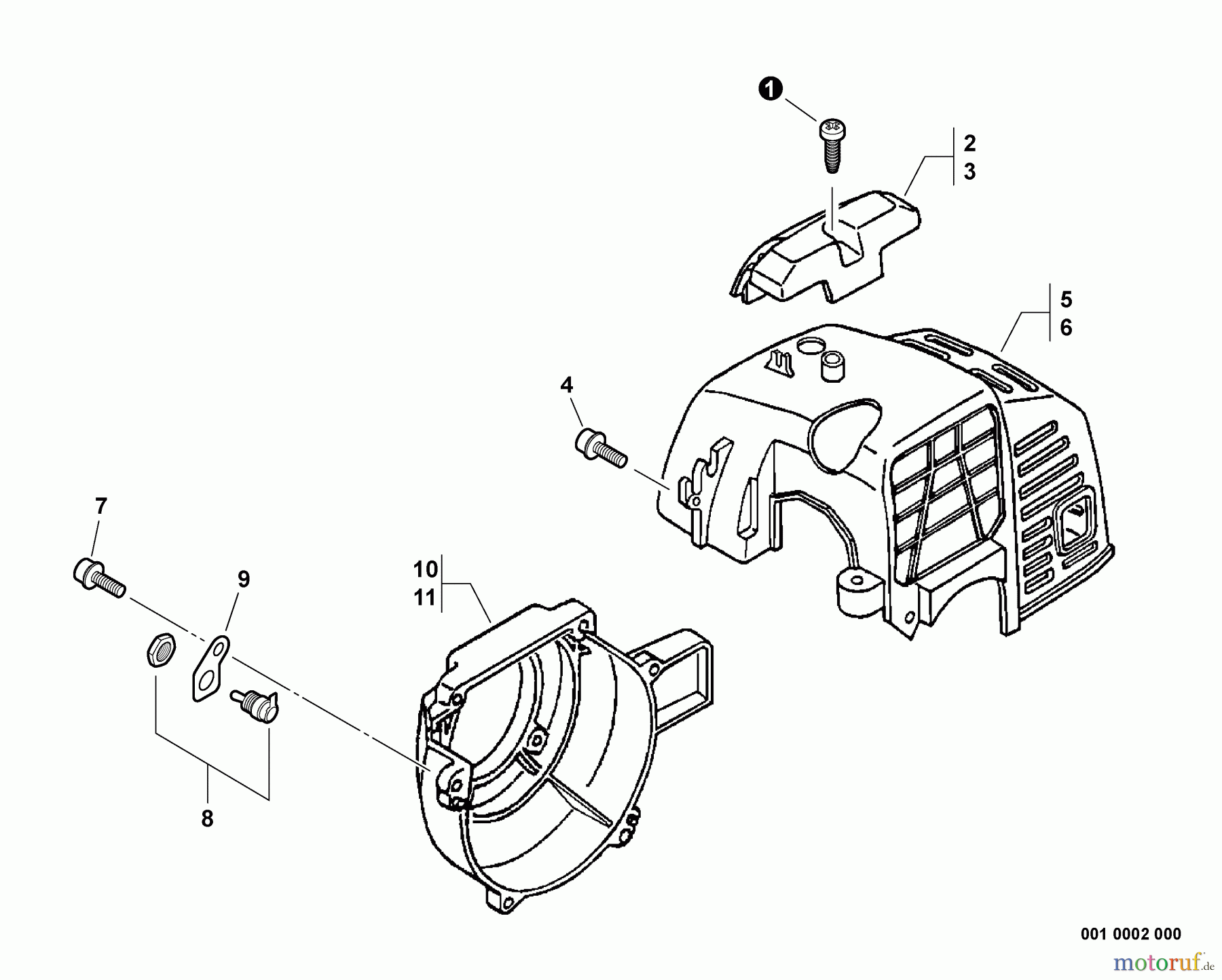 Echo Wasserpumpen WP-1000 - Echo Water Pump (Type 1) Covers