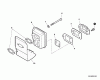 Echo WP-1000 - Water Pump, S/N: W15204001001 - W15204999999 (Type 1E) Ersatzteile Exhaust