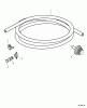 Echo WP-1000 - Water Pump, S/N: W15204001001 - W15204999999 (Type 1E) Ersatzteile Suction Hose
