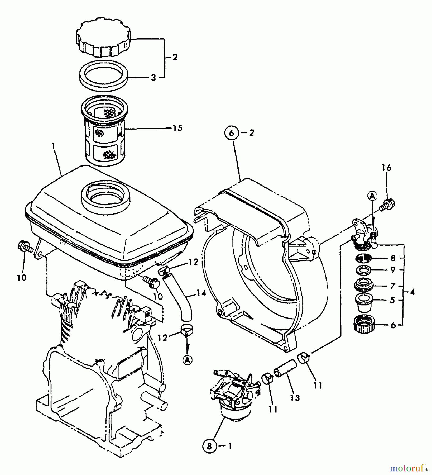 Echo Wasserpumpen WP-1500 - Echo Water Pump, S/N: 02432 - 99999 Fuel System