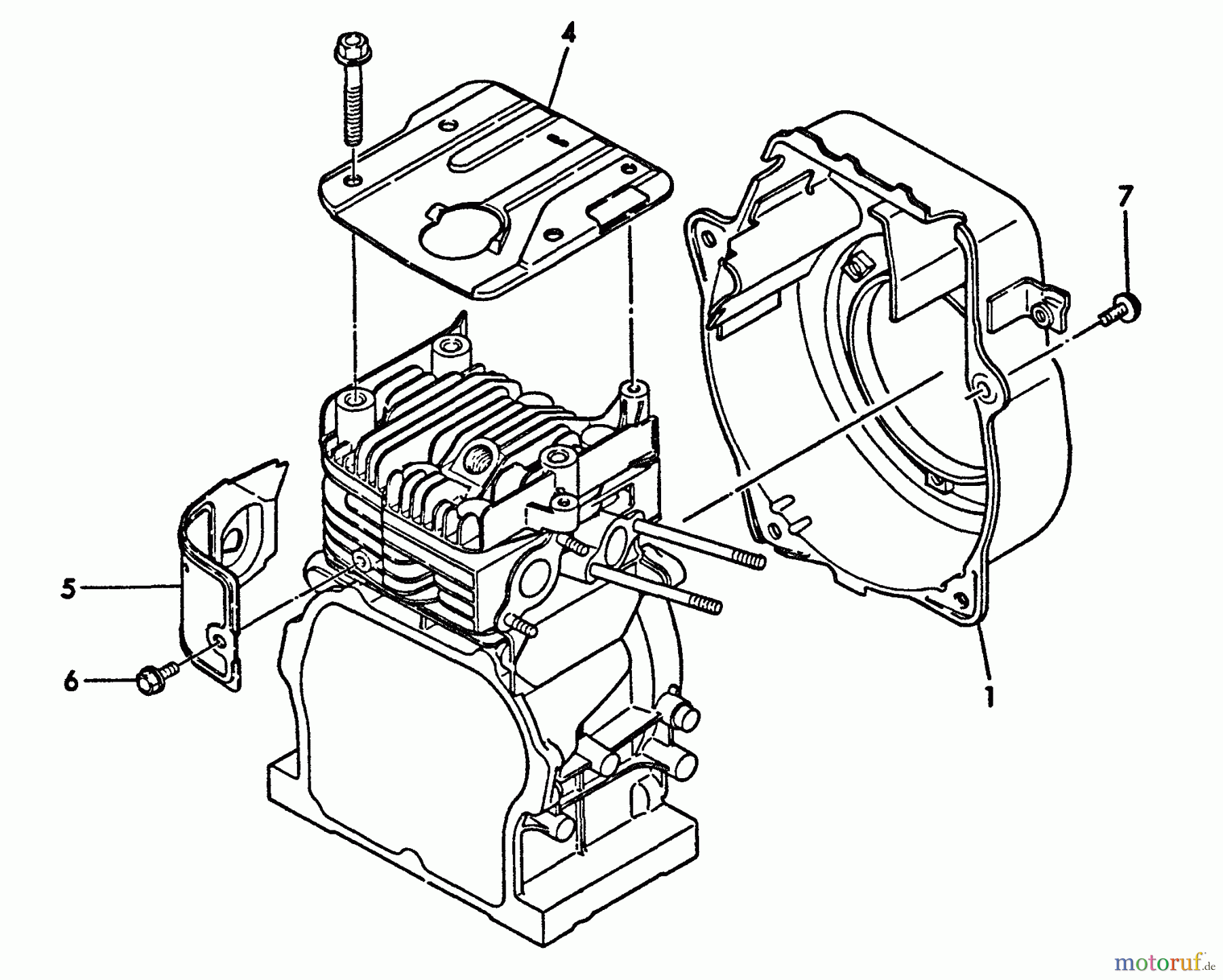 Echo Wasserpumpen WP-2000 - Echo Water Pump, S/N: A0000 - A1009 Fan Housing