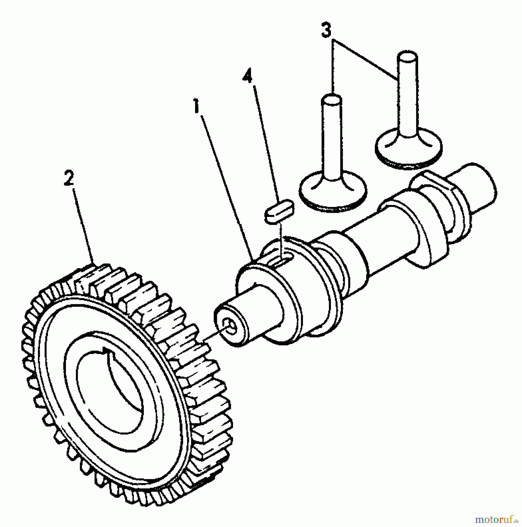  Echo Wasserpumpen WP-2000 - Echo Water Pump, S/N: A1010 - A9999 Camshaft