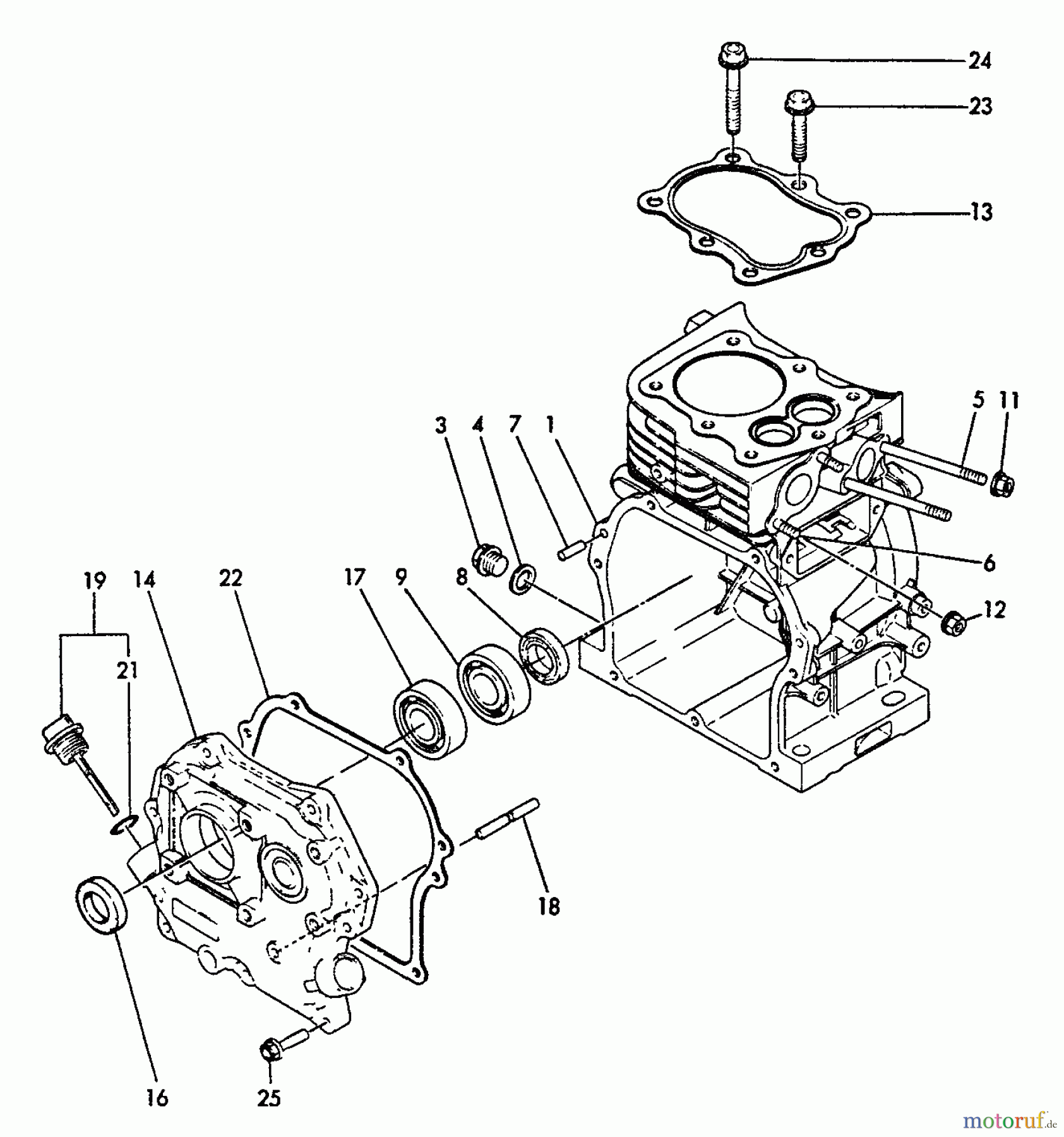 Echo Wasserpumpen WP-2000 - Echo Water Pump, S/N: A1010 - A9999 Cylinder Block