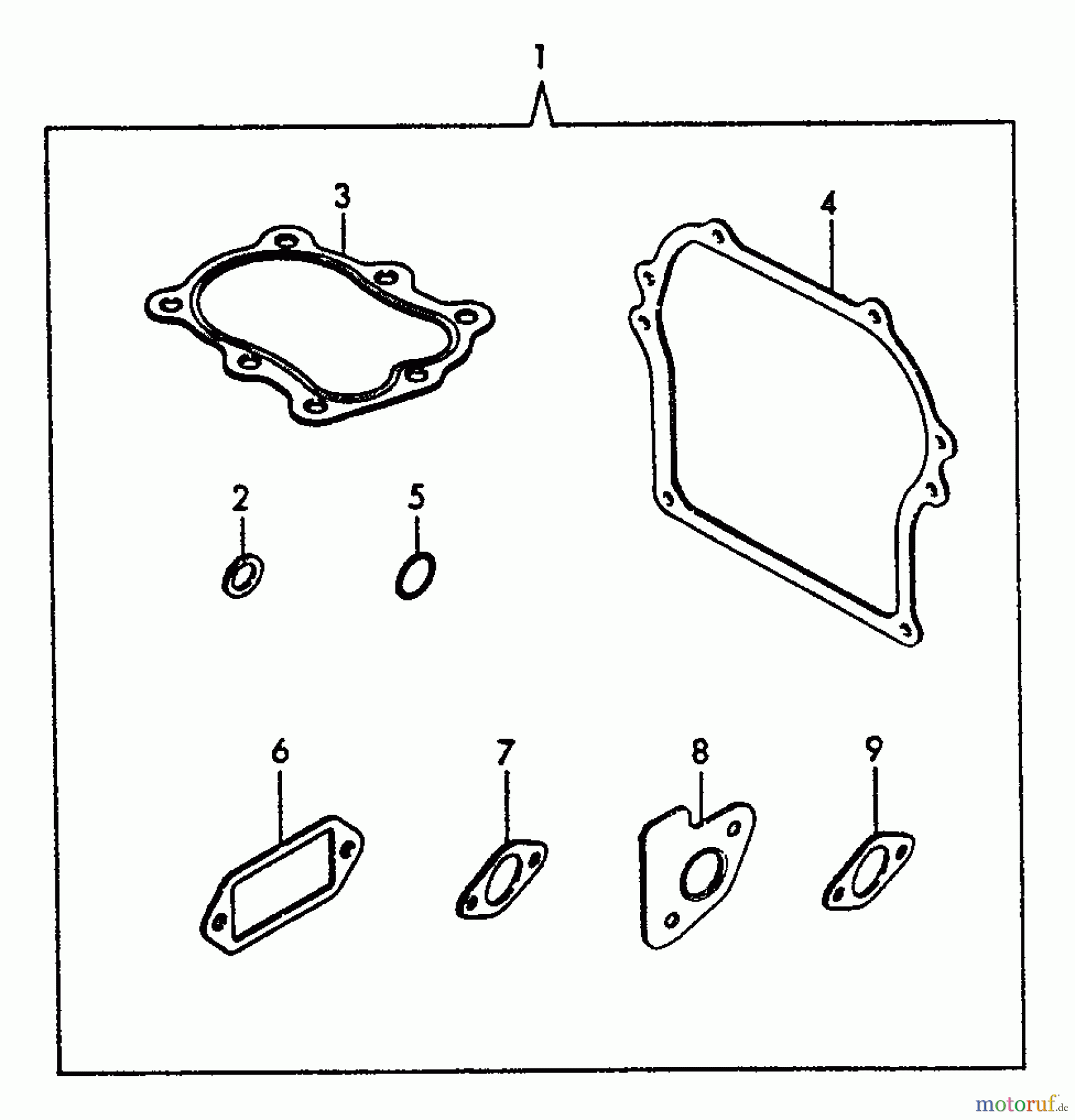 Echo Wasserpumpen WP-2000 - Echo Water Pump, S/N: A1010 - A9999 Gasket Kit