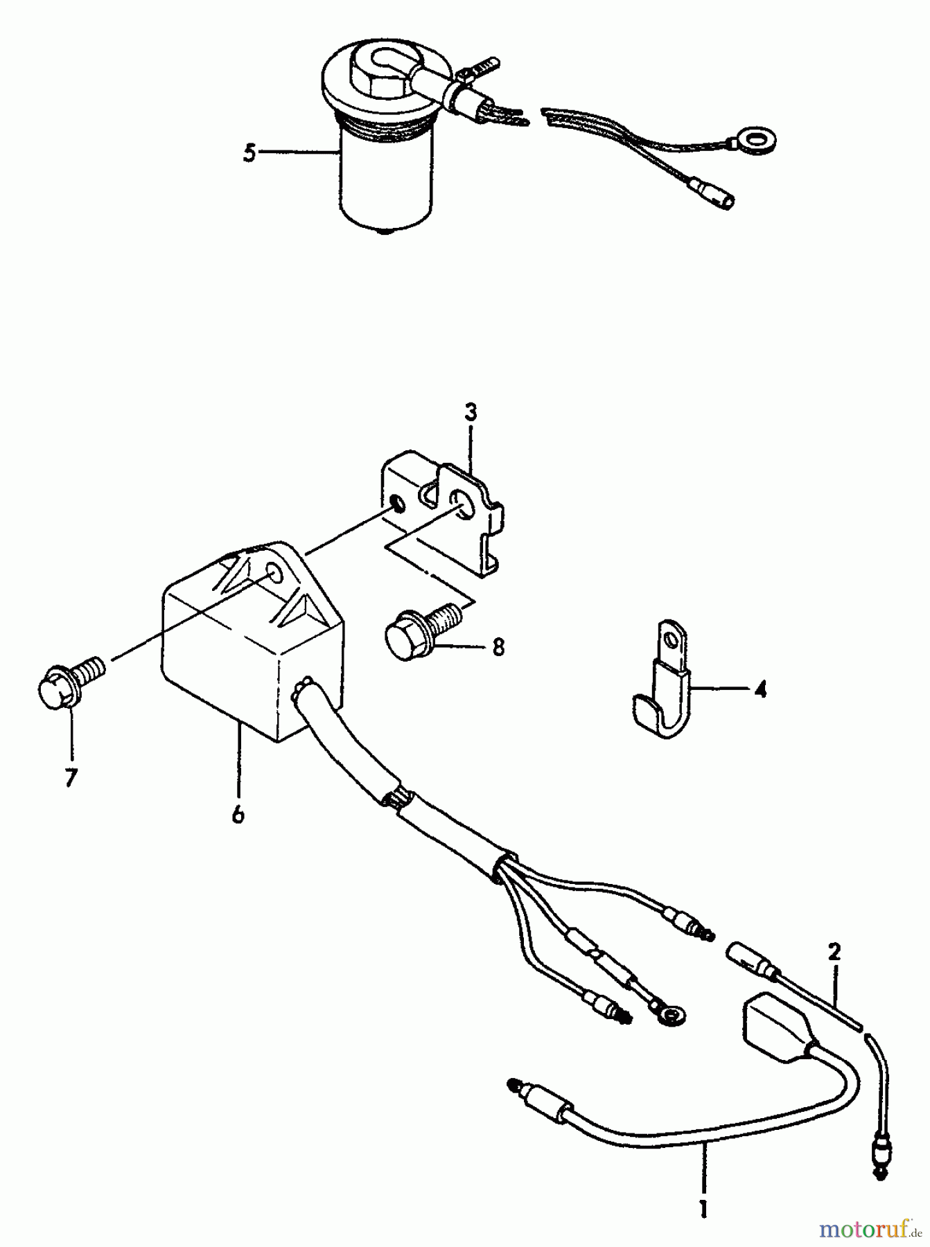 Echo Wasserpumpen WP-2000 - Echo Water Pump, S/N: A1010 - A9999 OIL SENSOR