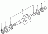 Echo WP-3000 - Water Pump, S/N: F0000 - F7298 Ersatzteile Crankshaft, Main Bearing
