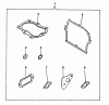 Echo WP-3000 - Water Pump, S/N: F0000 - F7298 Ersatzteile Gasket Kit