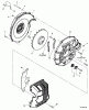 Echo PB-413T - Back Pack Blower, S/N: 10001001 - 10999999 Ersatzteile Fan Case, Blower Fan, Engine Cover