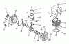 Echo PB-4500 - Back Pack Blower, S/N 0000000 - 0034075 Ersatzteile Engine, Crankcase