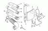 Echo PB-4500 - Back Pack Blower, S/N 0034076 - 9999999 Ersatzteile Backpack Frame, Blower Tubes, Strap, Tools