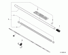 Echo 99944200465 - Bed Redefiner Attachment, S/N: S89200001001 - S89200999999 Ersatzteile Main Pipe Assembly