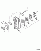 Echo PB-46LN - Back Pack Blower Ersatzteile Exhaust