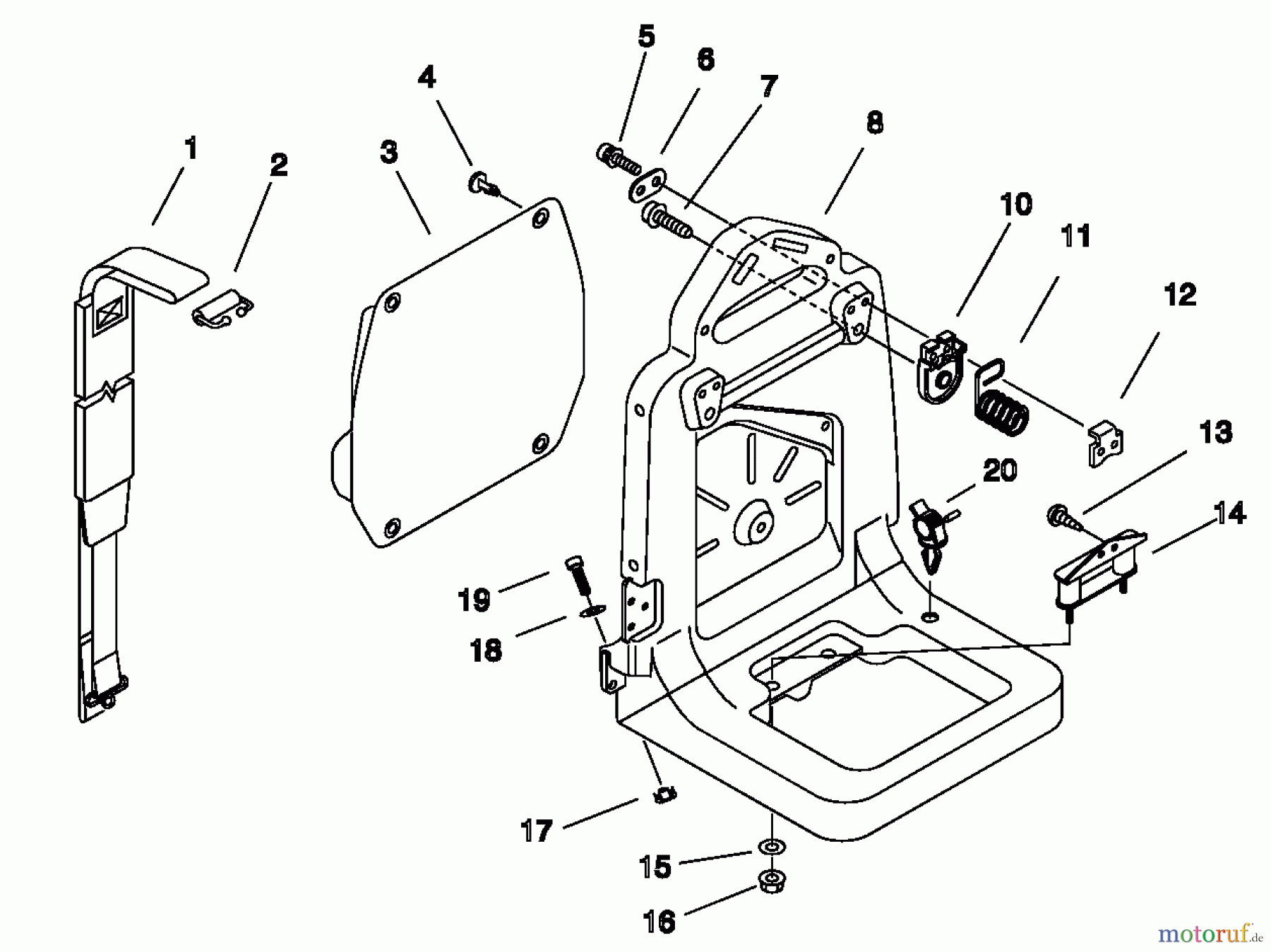 Echo Bläser / Sauger / Häcksler / Mulchgeräte PB-500 - Echo Back Pack Blower, S/N: P02837001001 - P02837002000 Backpack Harness