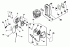 Echo PB-500 - Back Pack Blower, S/N: P02837002001 - P02837999999 Ersatzteile Starter, Magneto, Muffler