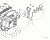 Echo PB-500H - Back Pack Blower, Ersatzteile Exhaust