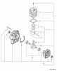 Echo PB-601 - Back Pack Blower Ersatzteile Engine, Short Block -- SB1020  S/N: 501001 - 506000