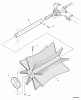 Echo 99944200550 - ProSweep Attachment Ersatzteile Brush Assembly