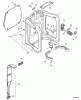 Echo PB-610 - Back Pack Blower, S/N: P08311001001 - P08311999999 Ersatzteile Backpack Frame, Harness