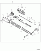 Echo PB-610 - Back Pack Blower, S/N: P08311001001 - P08311999999 Ersatzteile Hip Mount Throttle