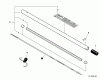 Echo 99944200553 - ProSweep Attachment Ersatzteile Main Pipe Assembly