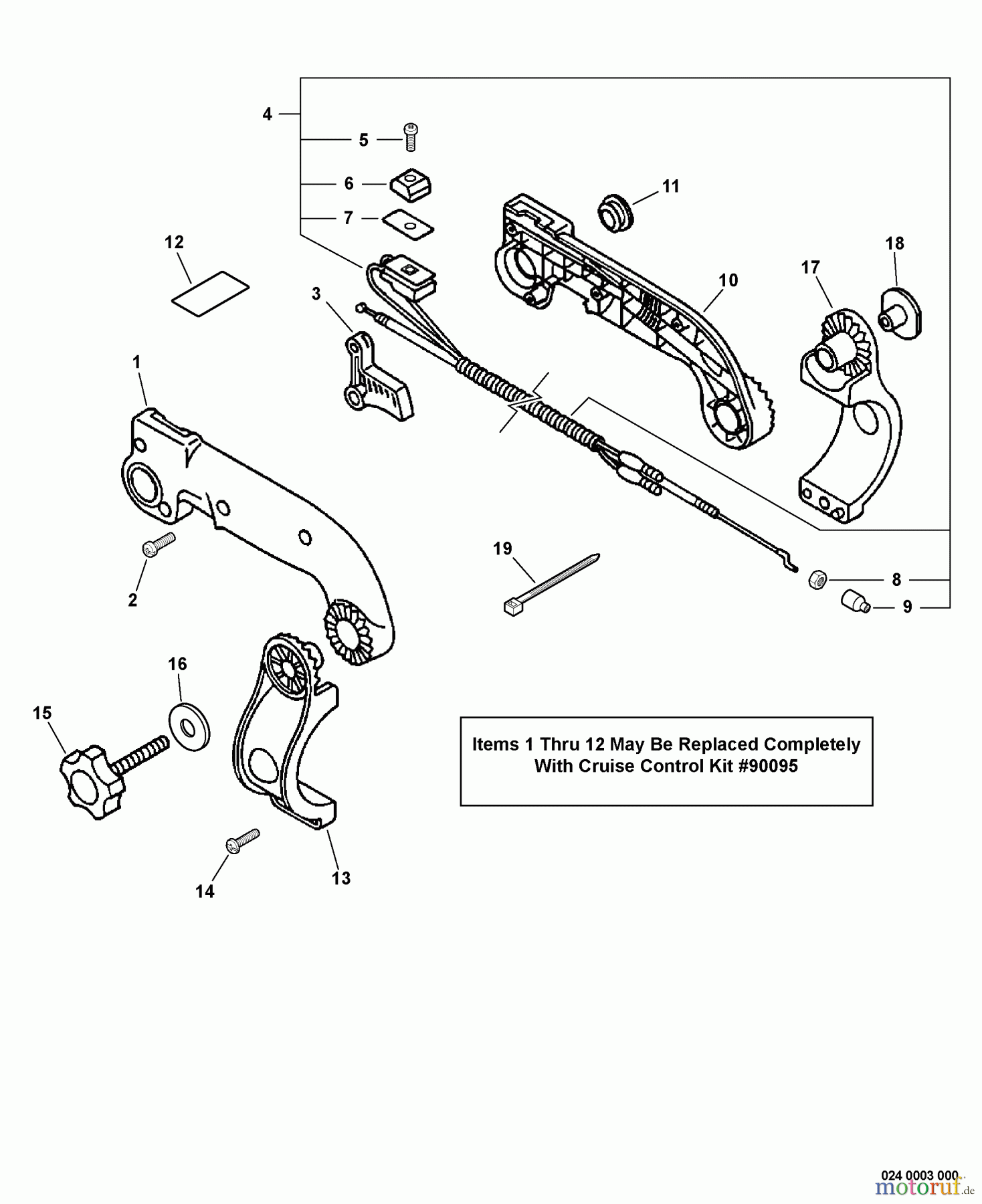 Echo Bläser / Sauger / Häcksler / Mulchgeräte PB-620 - Echo Back Pack Blower, S/N: 09001001 - 09999999 Tube Mount Throttle S/N: 09001001 - 09018300