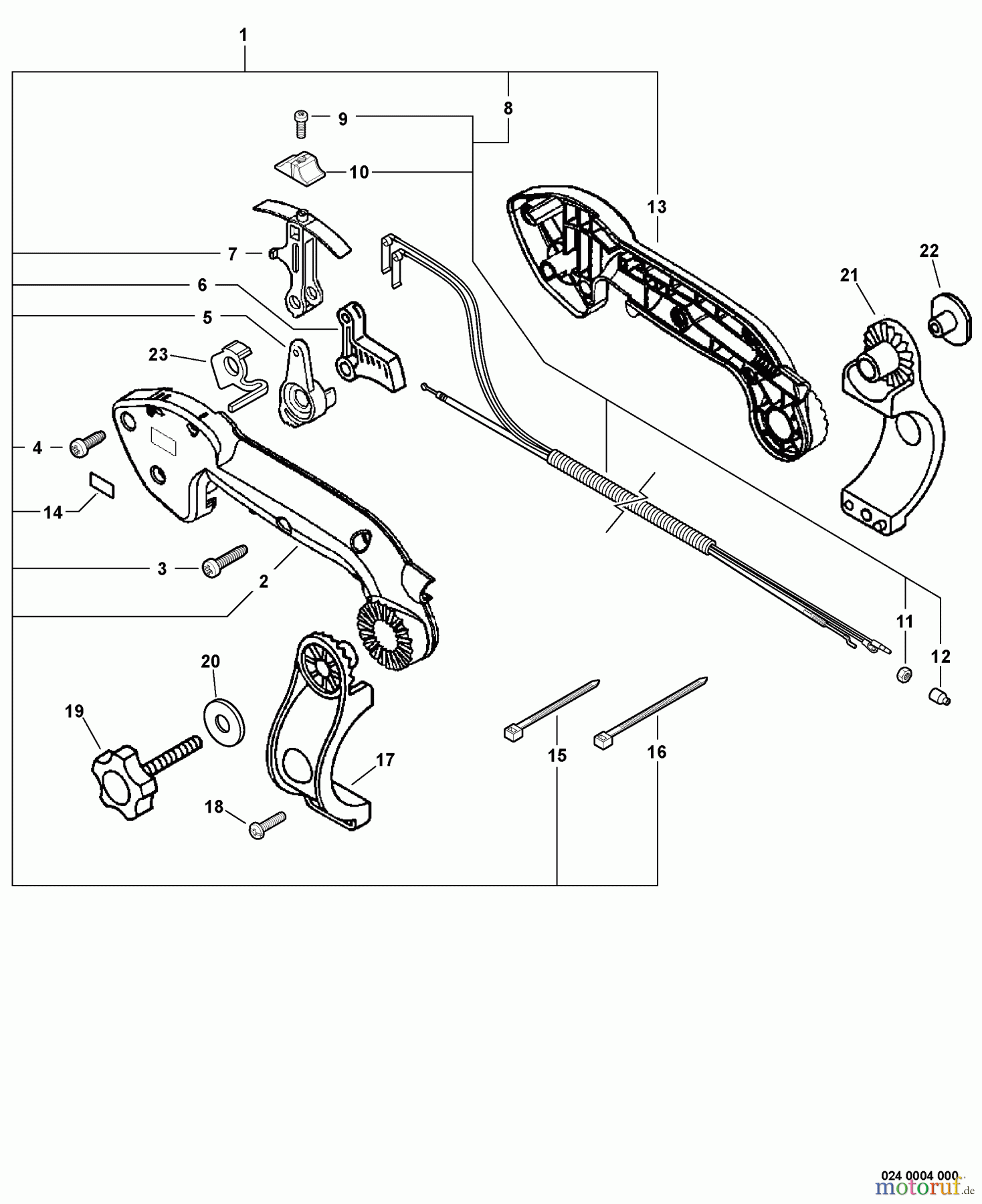 Echo Bläser / Sauger / Häcksler / Mulchgeräte PB-620 - Echo Back Pack Blower, S/N: P08411001001 - P08411999999 Tube Mount Throttle S/N: P08411001001 - P08411002860
