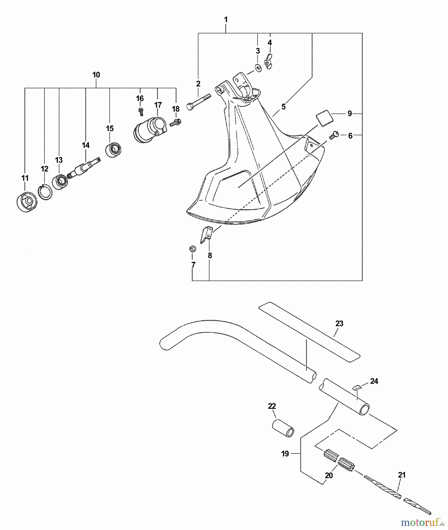 Echo Trimmer Zubehör 99944200570 - Echo Grass Trimmer Attachment Grass Trimmer Attachment