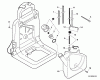 Echo PB-620 - Back Pack Blower, S/N: P08411001001 - P08411999999 Ersatzteile Fuel System