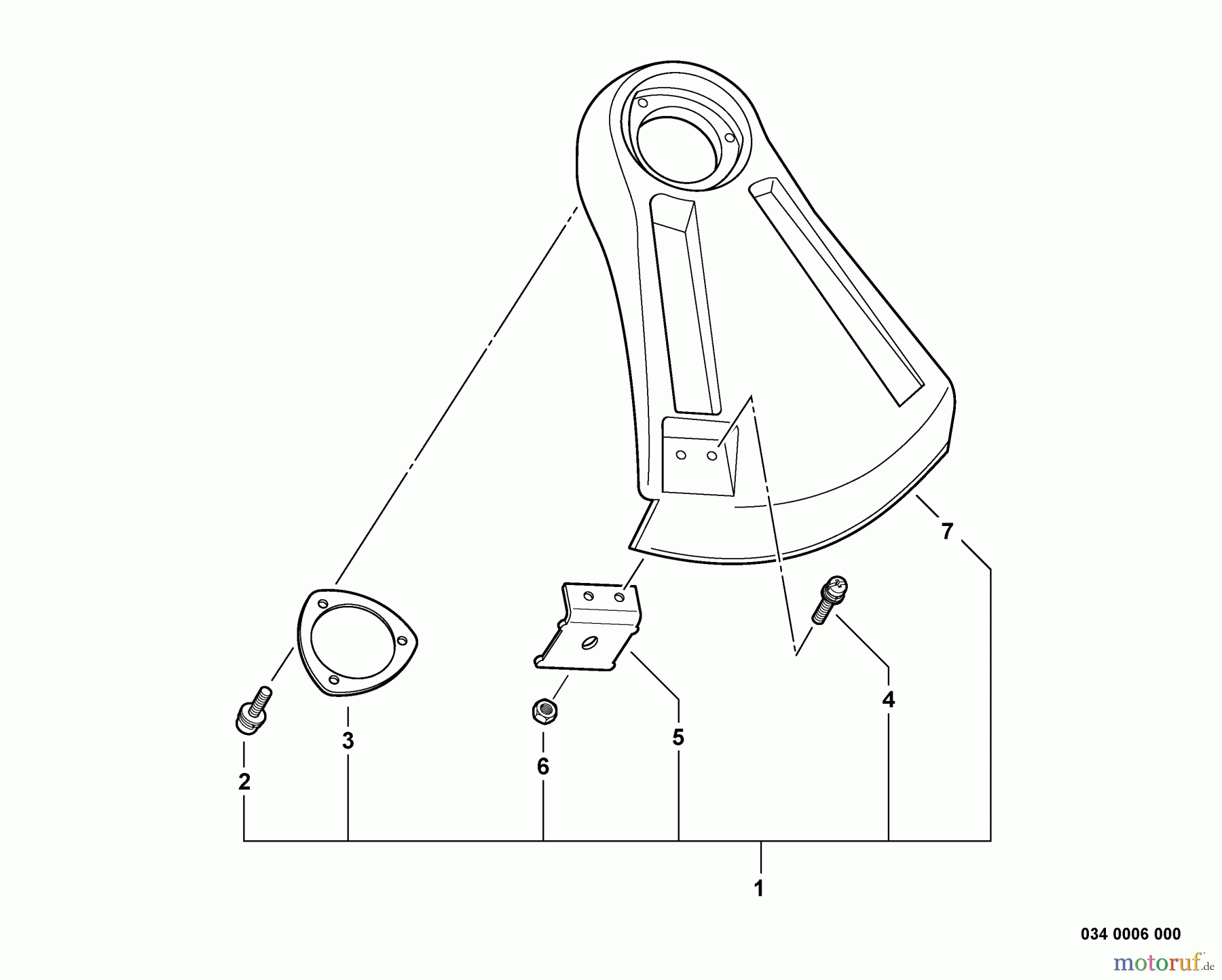 Echo Trimmer, Faden / Bürste SRM-210U - Echo String Trimmer/Brush Cutter, S/N:S82113001001 - S8211399999 Debris Shield - Plastic