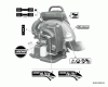 Echo PB-751H - Back Pack Blower, S/N: 07001001 - 07999999 Ersatzteile Labels