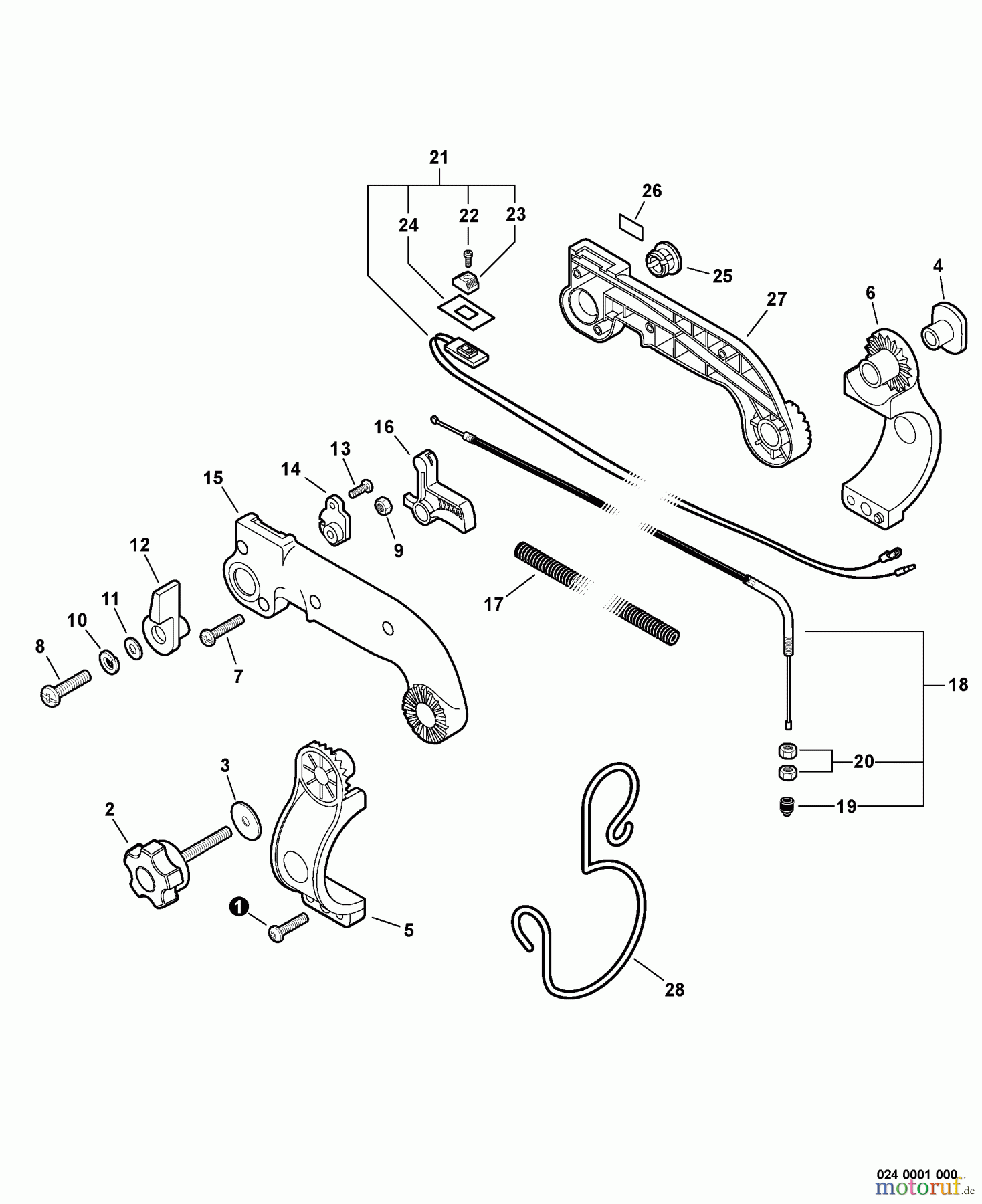 Echo Bläser / Sauger / Häcksler / Mulchgeräte PB-650T - Echo Back Pack Blower, S/N: 07001001 - 07999999 Tube Mount Throttle Control