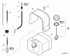 Echo PB-755ST - Back Pack Blower, S/N: P04213001001 - P04213999999 Ersatzteile Fuel System  S/N: P04213001001 - P04213005414