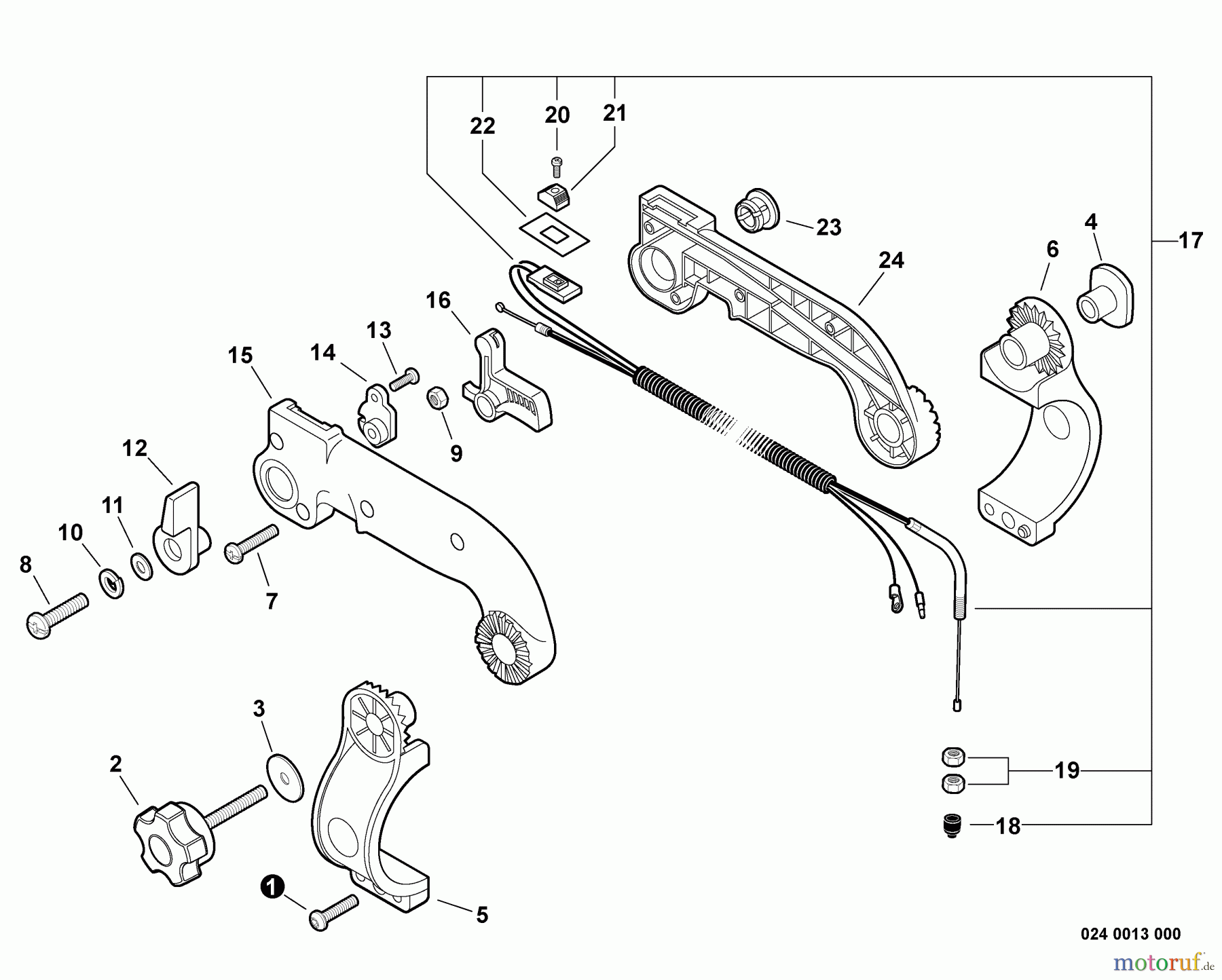 Echo Bläser / Sauger / Häcksler / Mulchgeräte PB-755T - Echo Back Pack Blower, S/N: 07001001 - 07999999 Tube Mount Throttle Control