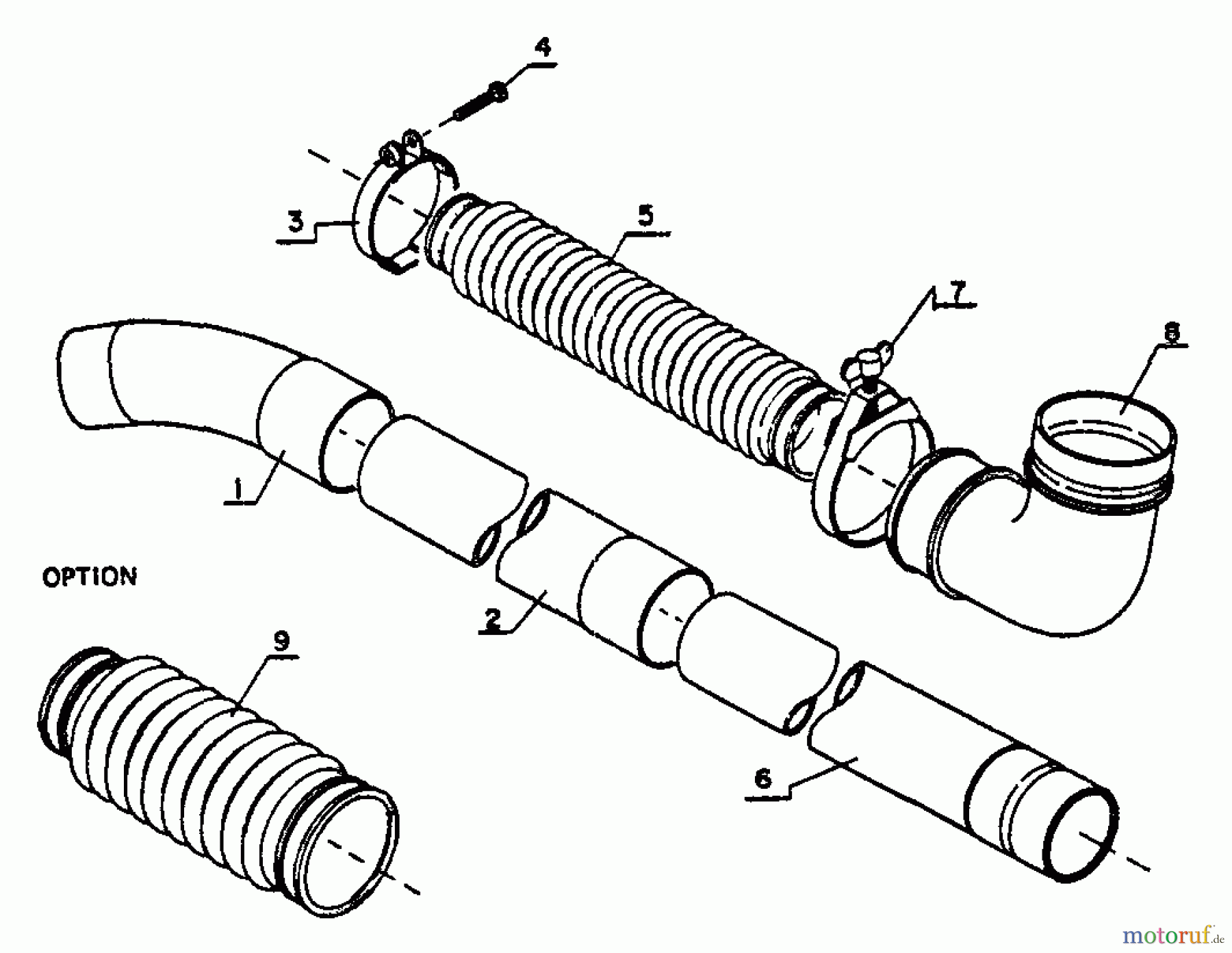 Echo Bläser / Sauger / Häcksler / Mulchgeräte PB-9 - Echo Back Pack Blower Blowing Pipe