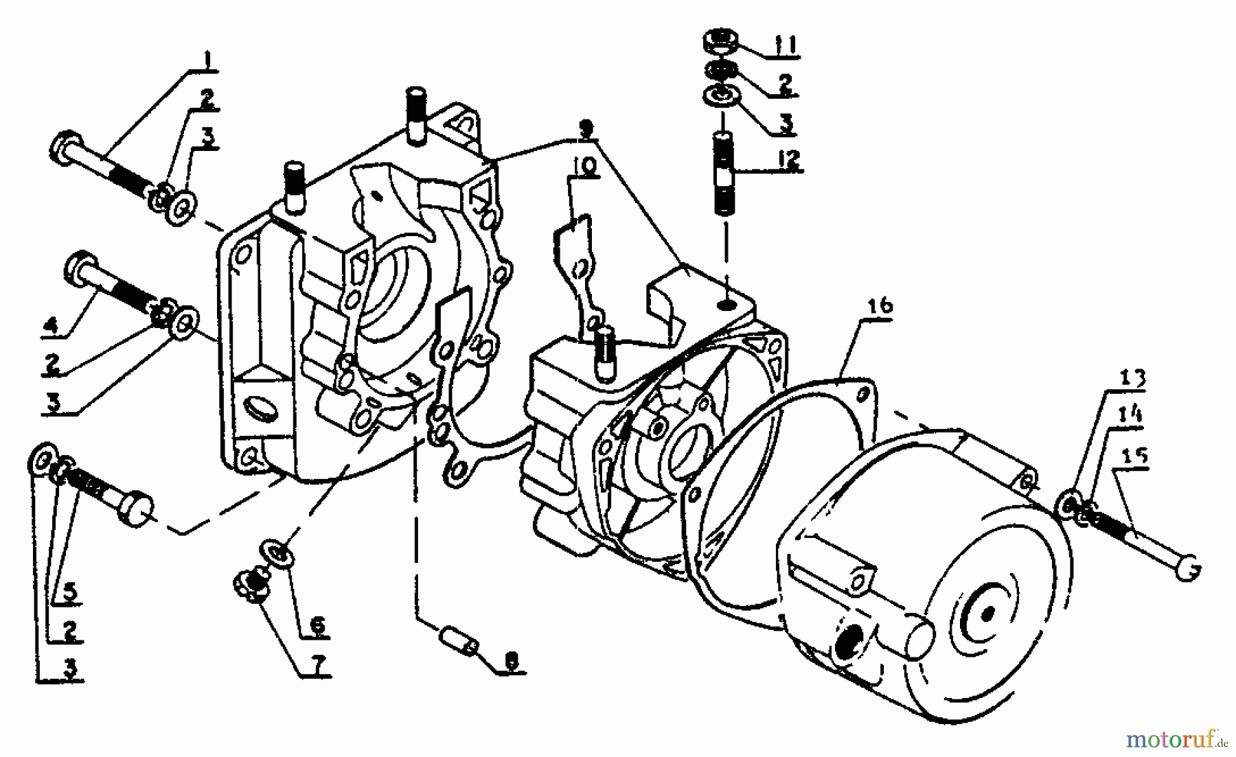 Echo Bläser / Sauger / Häcksler / Mulchgeräte PB-9 - Echo Back Pack Blower Crankcase