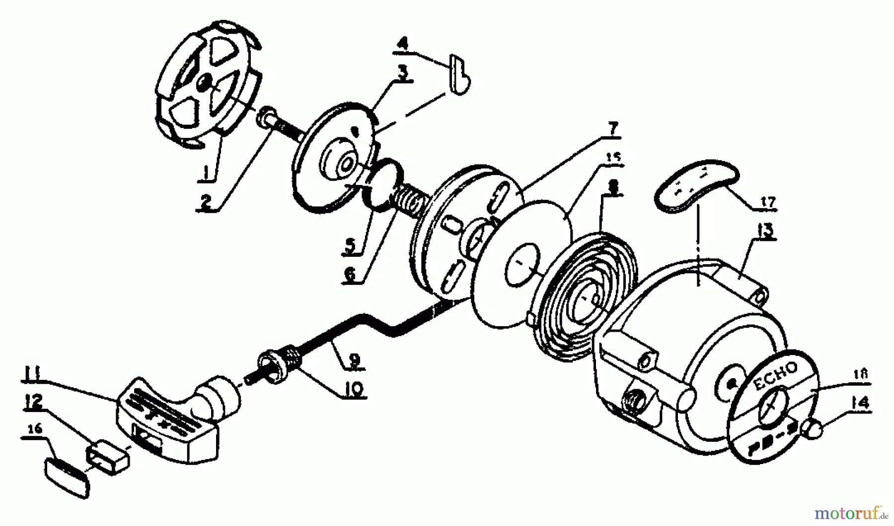 Echo Bläser / Sauger / Häcksler / Mulchgeräte PB-9 - Echo Back Pack Blower Starter