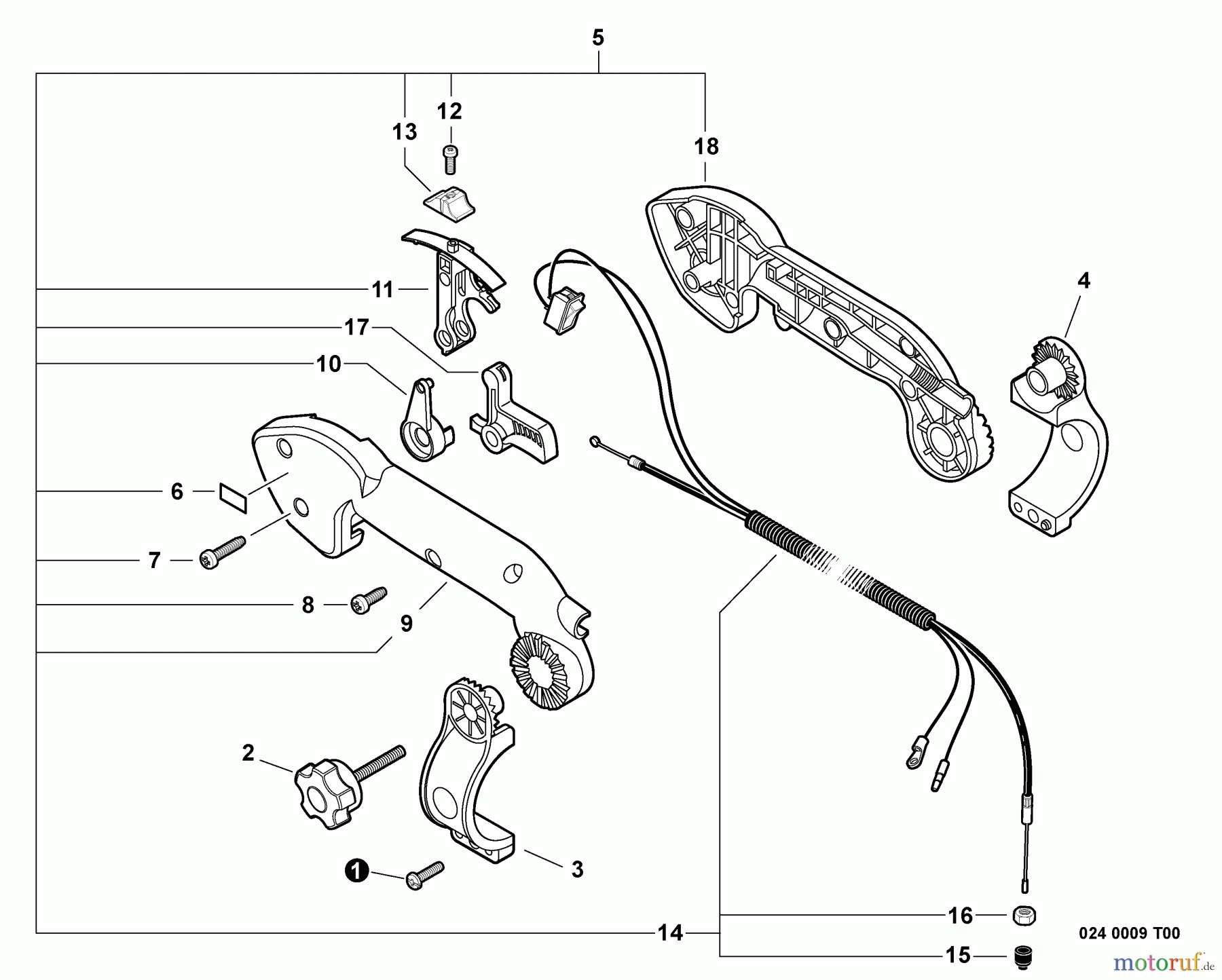 Echo Bläser / Sauger / Häcksler / Mulchgeräte PB-760LNT - Echo Back Pack Blower, Tube Mount Throttle Control