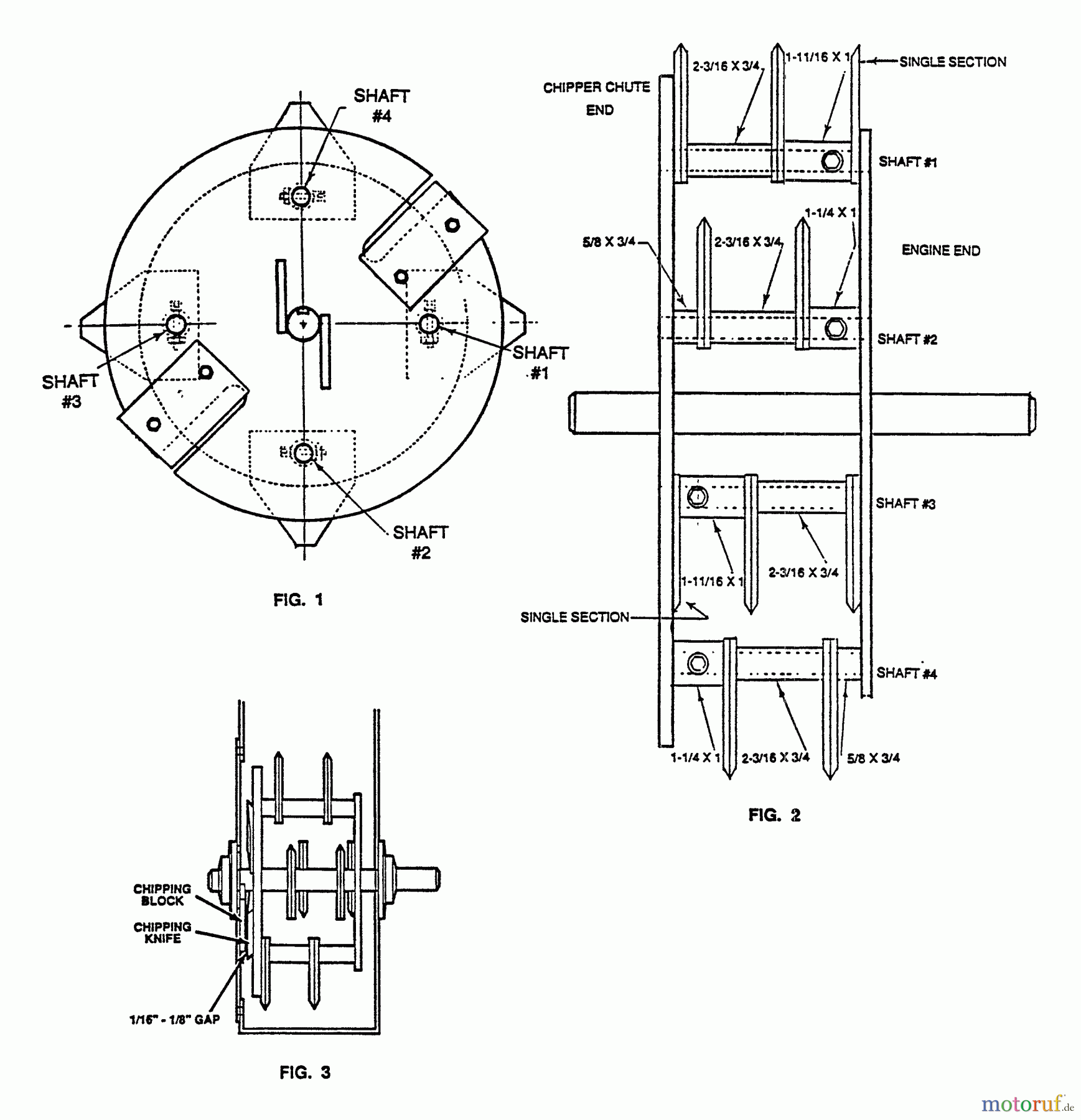 Echo Bläser / Sauger / Häcksler / Mulchgeräte SH-5000 - Echo Chipper/Shredder, S/N: E081543 1992-1993 Models Shredder Kit