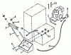 Echo SH-8000E - Chipper/Shredder, S/N: E081543 1992-1993 Models Ersatzteile Battery Box